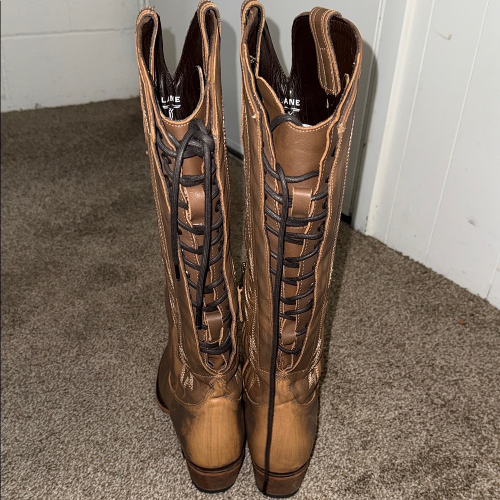 Lane Monica cowgirl boots brown size 11 - Picture 3 of 9